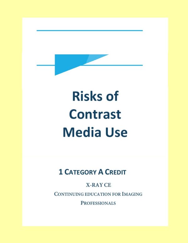 Risks of Contrast Media Use